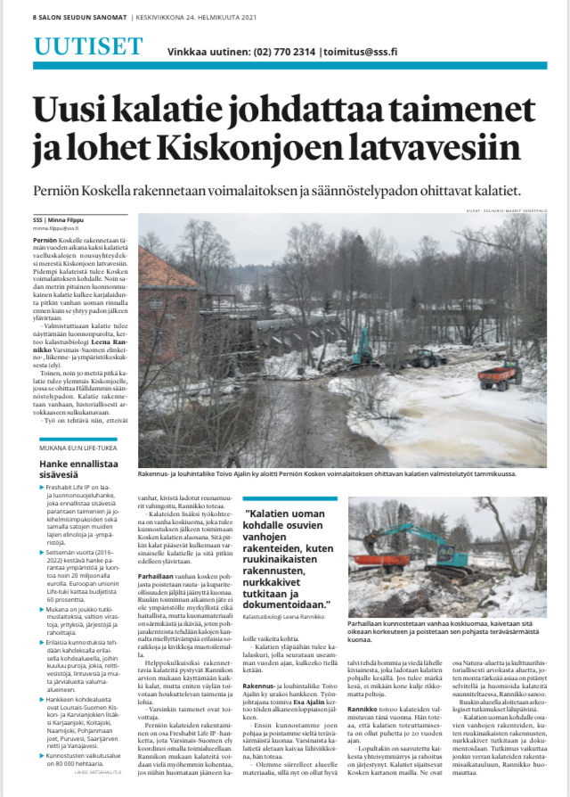 Salon Seudun Sanomat 2021 02 24